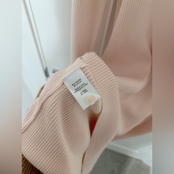BNWT PEACH BLUSH BUTTON DOWN CARDIGAN SWEATER RIBBED DRESS - Picture 7 of 10